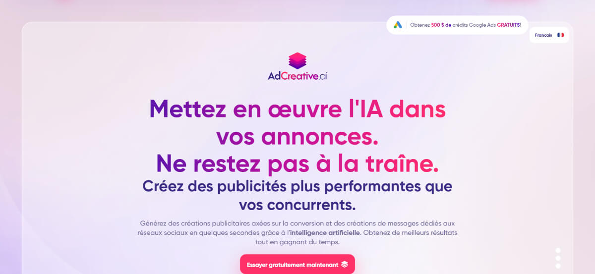 Avis Fonctionnalites Prix Adcreative Ai